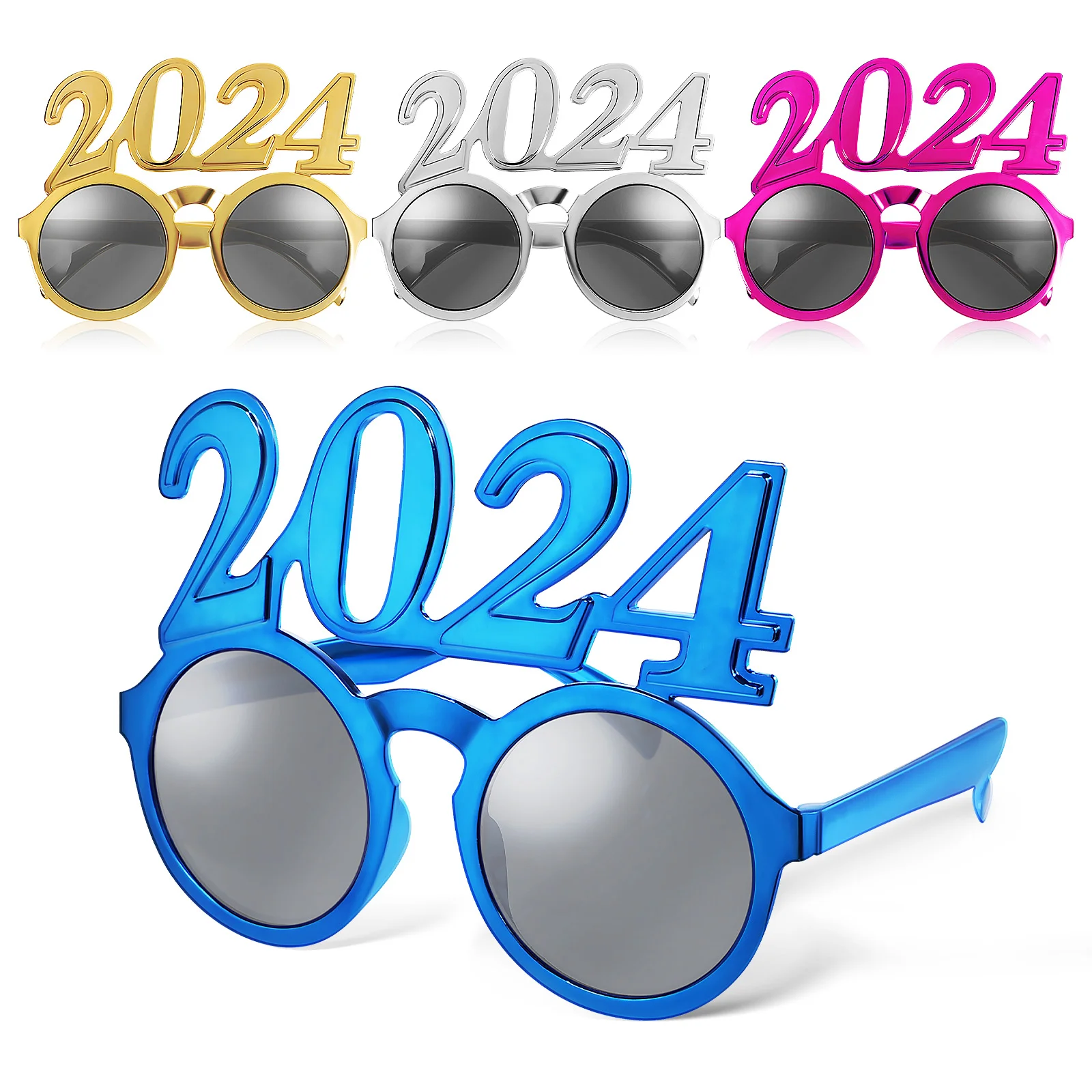 

Новогодние очки, праздничные очки, фотореквизиты для фотографирования Нового года, цифровые очки