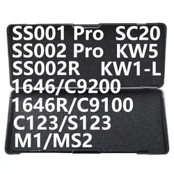 new arrival original LISHI 2in1 Tools 2 in 1 SS001 pro SS002 SS002R KW5 M1 KW1-L 1646R C9100 1646 C9200 SC20 for lishi tool kit