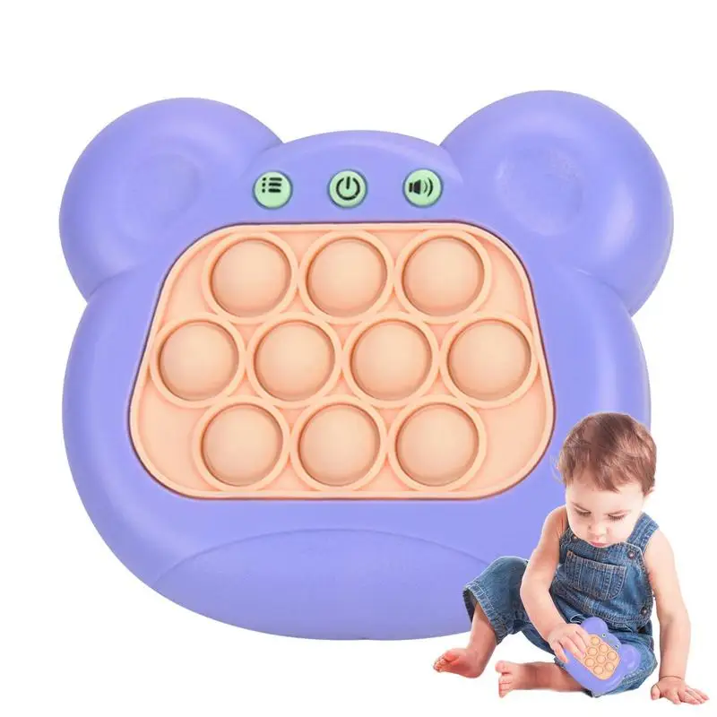 

Игровые консоли с быстрым нажатием, 4 режима, игрушка Монтессори для развития выносливости, интерактивные игрушки