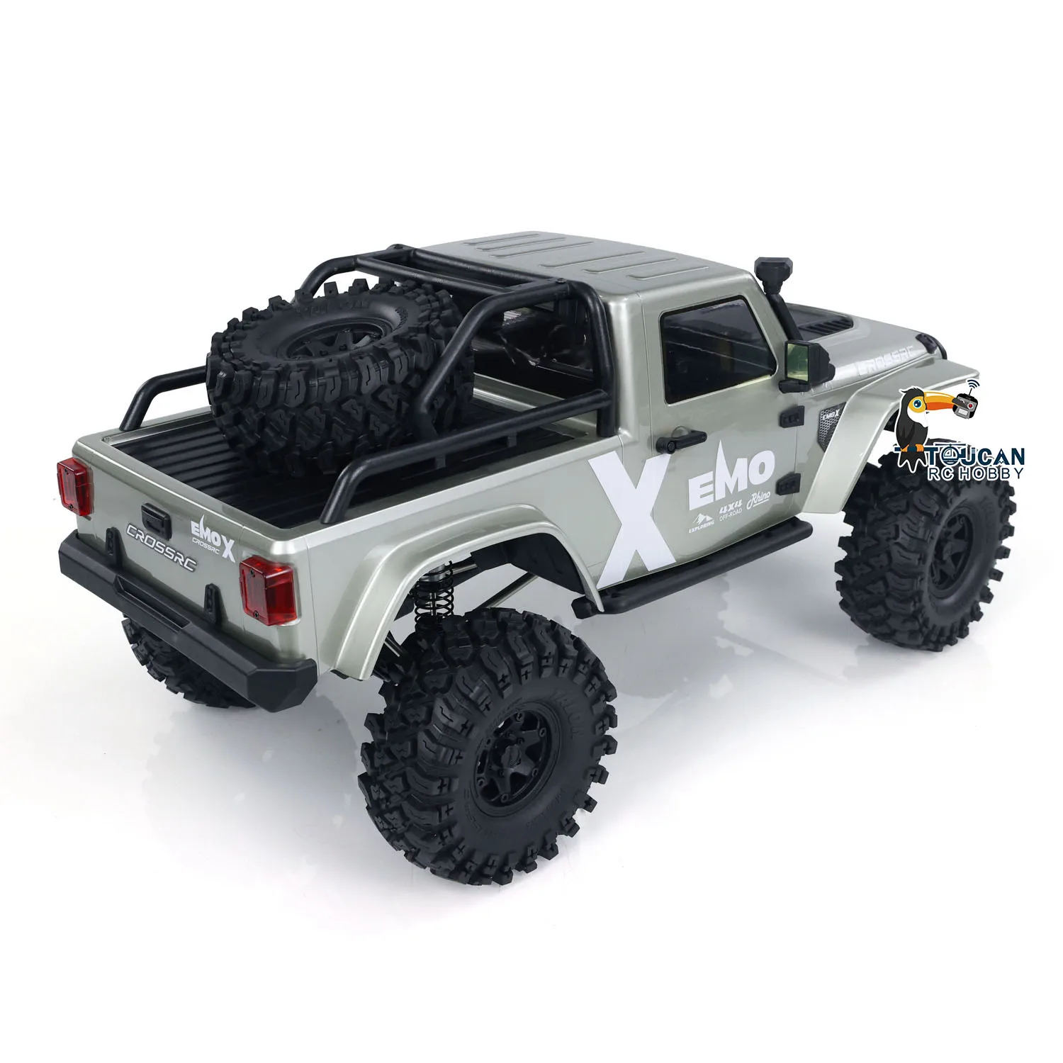 4WD CROSSRC 1/8 RC Crawler Car EMOX Remote Control Off-road Vehicles Model Two-speed Transmission Light System Toys TH22417 2