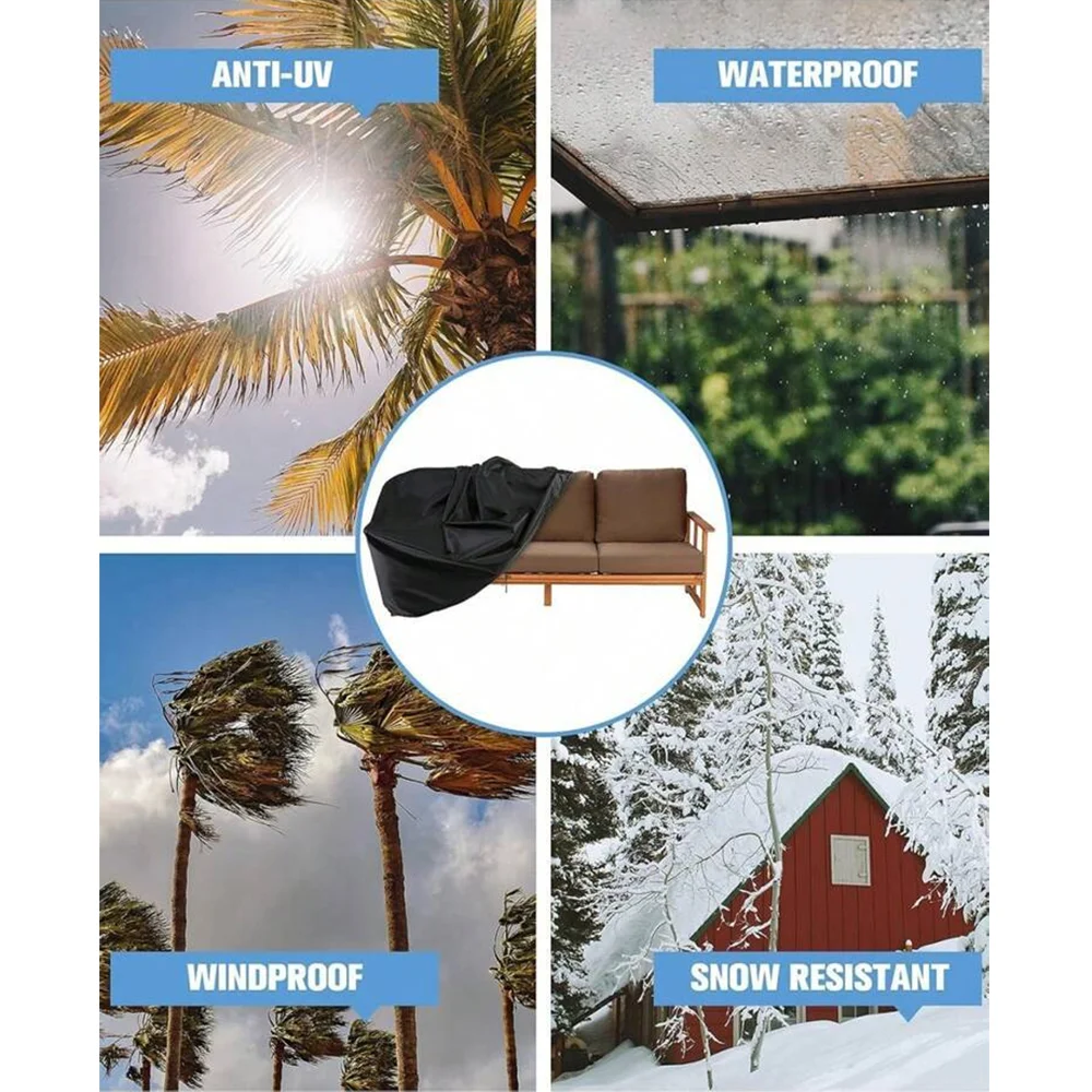 Wasserdichte Outdoor-Bankabdeckung, Staubdicht, Uv-Beständig, Für Garten, Terrasse, Freizeit, Sitzgelegenheitsset, Schutz Für Den Ganzjahresgebrauch Seb2Bb5Bedaf64152B009Eb456C95Bec9L