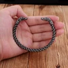 Fashion Retro Stainless Steel Viking Snake Bracelet Punk Men and Women Creative Animal Bracelets Biker Amulet Jewelry Wholesale 6