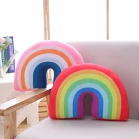 Cartoon Rainbow U Shaped Pillow Head Support Colorful Neck Pillow Car Airplane Traveling Pillow Nap Pillow-4 Kinds 2
