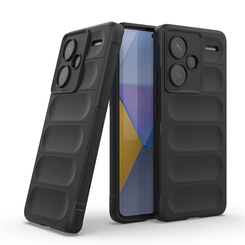 

For Redmi Note 13 Pro Plus Case For Redmi Note 13 Pro Plus Cover Funda Soft Silicone Skin-Friendly TPU Phone Bumper