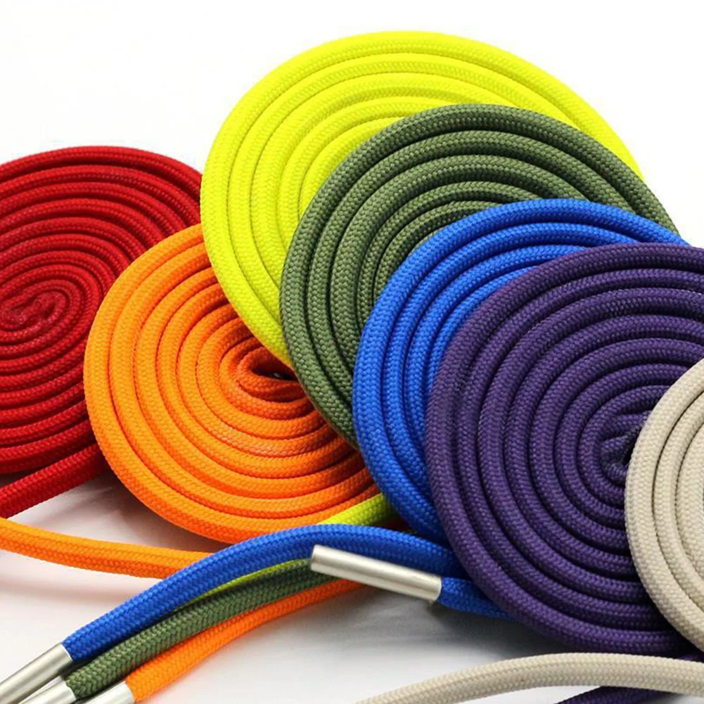 Braided Round Twisted Cord for Fashion and Craft Projects - 140CM, 5MM, Solid Color