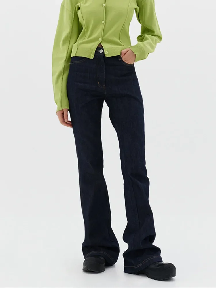 

Women's Flared Jeans Fashion High Waist Zipper Fly Spring Summer Casual Denim Long Pants