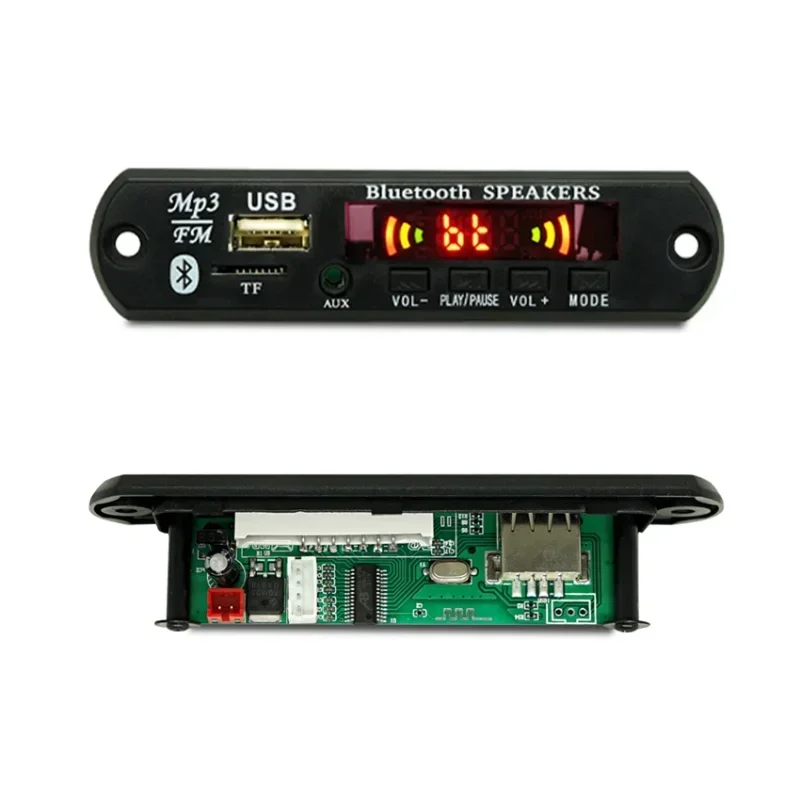 블루투스 5.0 MP3 플레이어 디코더 보드 FM 라디오 TF USB 3.5mm AUX 모듈 음악 리시버 자동차 키트 오디오 앰프 보드, 신제품 