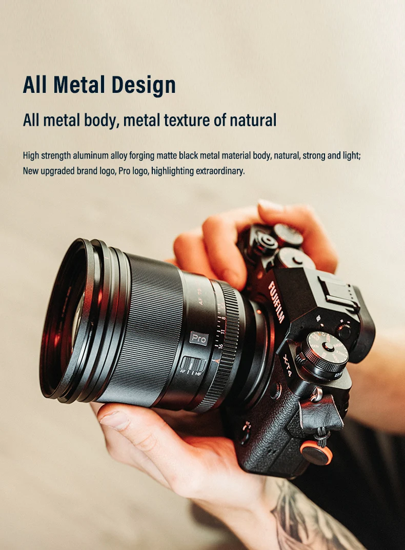 VILTROX 75mm Auto Focus Large Aperture Portrait APS-C for Fujifilm XF Mount Came