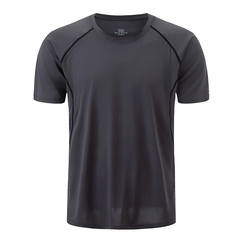 1/4 قطعة الرجال الصيف خطوط بسيطة تصميم سلس الرياضة...