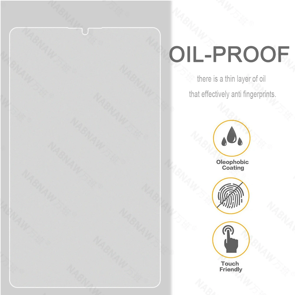 2 Packs HD Scratch Proof Screen Protector Tempered Glass For Samsung Galaxy Tab A9 8.7-inch SM-X110 SM-X115 Oil-coating Film