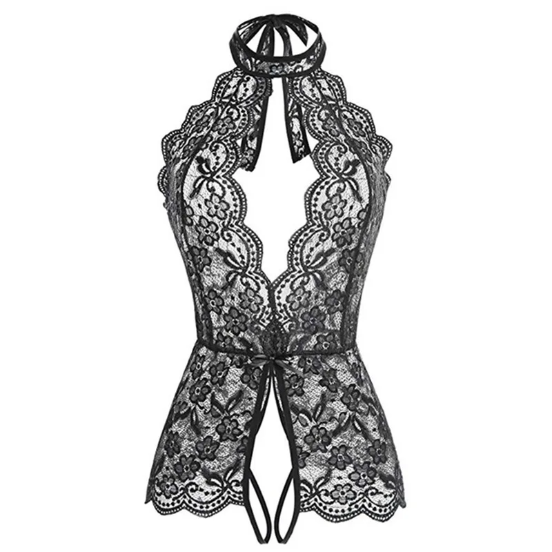 Erotic Lingerie Sexy Women Lace Open Bra Intimates Temptation Underwear Set Backless Bras Bodysuit Thong Bralette Sets Lenceria bra and underwear set