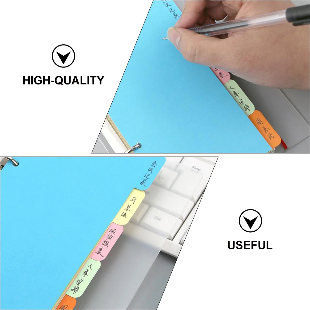 

A5 Notebook Refill Loose Leaf Binders 3- Ring A6 Pockets Filler Paper Note- Taking System Pages Separator Color Dividers