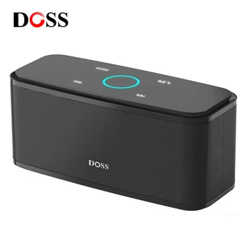 DOSS Wireless Bluetooth Speaker SoundBox BT 5.0 Touch Control Portable Music Sound Box 12W Stereo Sound IPX5 Waterproof Speakers 1