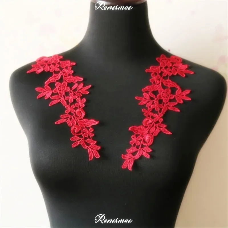 Vibrant Lace Applique Flower Sewing Trims