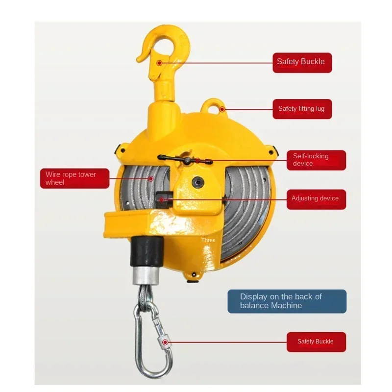 Retractable Spring Balancer Lifting Screwdriver Hanging Tool Balancing Lifting Jack about11lb-20lb (9-15KG) Tool Balancer Holder
