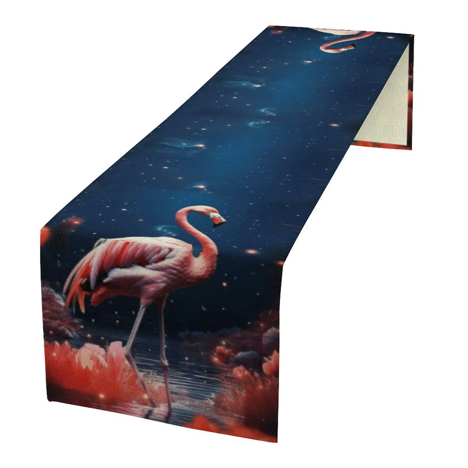 

Настольная дорожка с фламинго, сезонное украшение для кухонного обеденного стола для домашнего декора