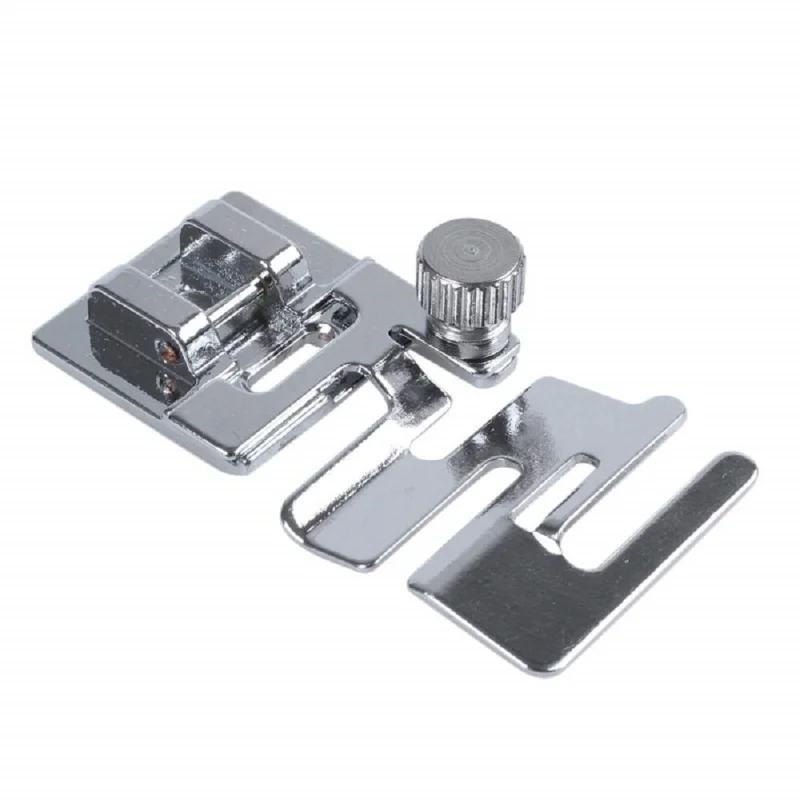 Domestic Sewing Machine Parts Foot Presser Foot Rolled Hem Feet Elastic Cord Band Fabric Stretch DIY Sewing Accessories
