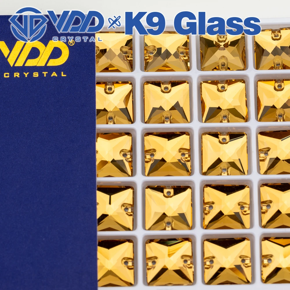 VDD Platz Mehrere Farben Top Qualität K9 Glas Nähen Auf Strass Kristall FlatBack Nähen Steine Für DIY Bekleidungs Dekorationen – Detail 12