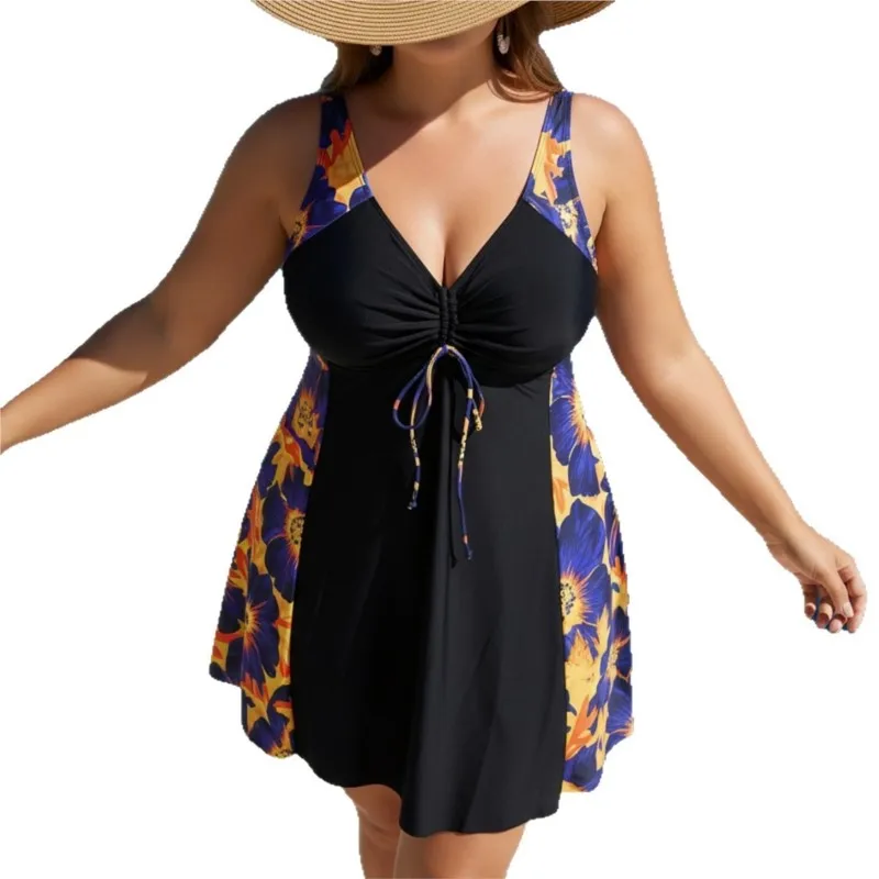 XL-6XL Plus Size High Waist Bikini Women's Push Up Large Size 4XL 3XL Swimsuit Summer Mujer Tummy Control Swimwear Bikini Sets