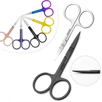 1 Pc Eyebrow Scissor Makeup Eyelash Trimmer Facial Hair Remover Manicure Nail Cuticle Scissors Beauty Tools Eyelash Scissors 1
