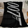 Special J-James B-Bonds Agent Suspense Blanket Travel And Gift Comfort Soft Plush Suitable For Sofa Living Room Office Bedroom 1