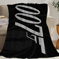 Special J-James B-Bonds Agent Suspense Blanket Travel And Gift Comfort Soft Plush Suitable For Sofa Living Room Office Bedroom 1