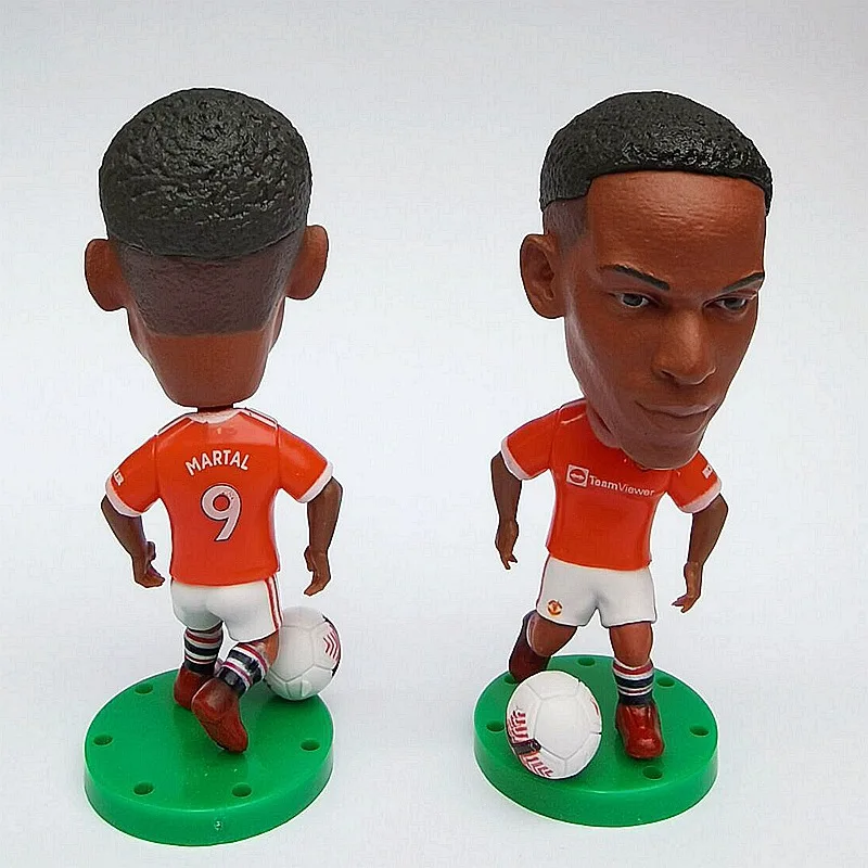 Football Players Mini Figures  Mini Soccer Player Figurines - Star Action  Figures - Aliexpress