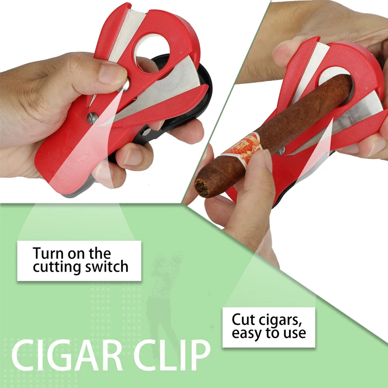 New Golf Cigar Holder Multifunctional Durable Cigar Clip Plastic Portable Golf Clip Golf Supplies Drop Shipping Golf Accessories 4