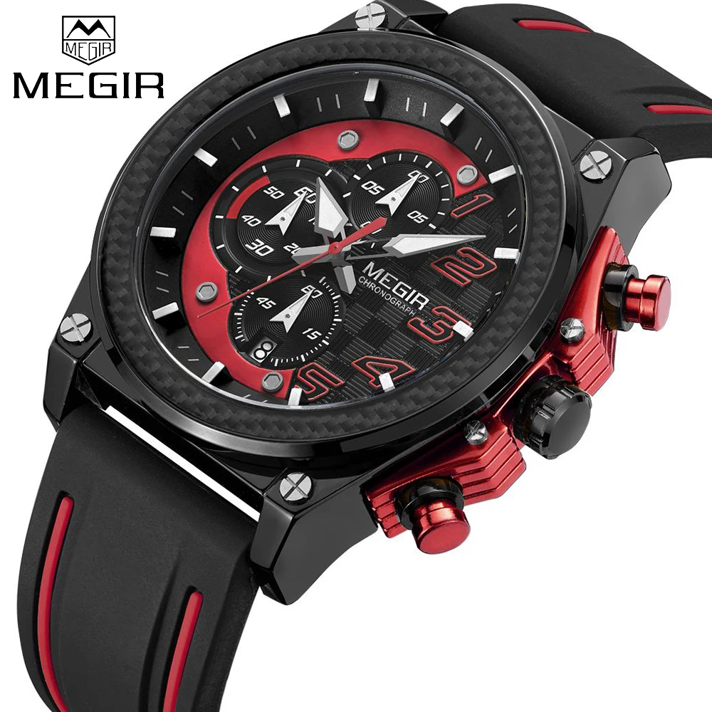 MEGIR Man Fashion Quartz Wristwatches Waterproof Sports Luxury Men's Wristwatch  Men Gift Clock Clothing Watch 2023 Trending