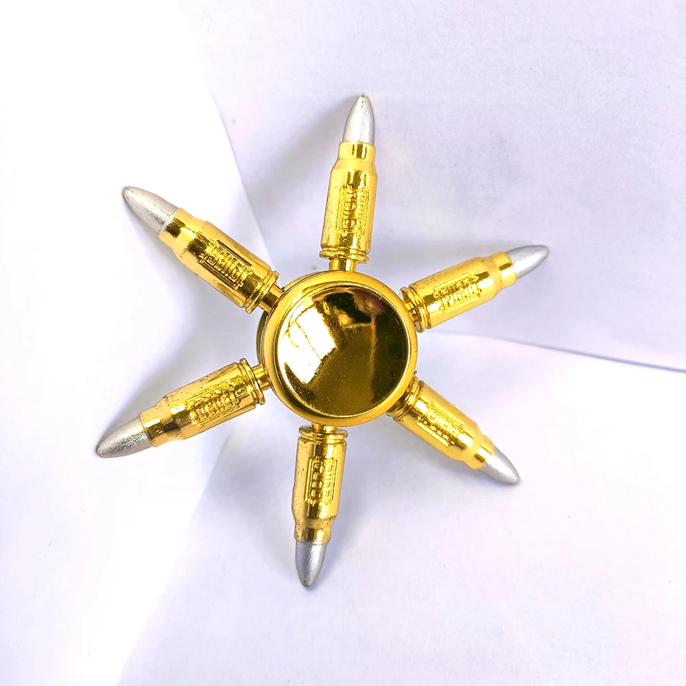 Vibrant Zinc Alloy Fidget Spinner with Smooth Bearings for Stress Relief and Fun