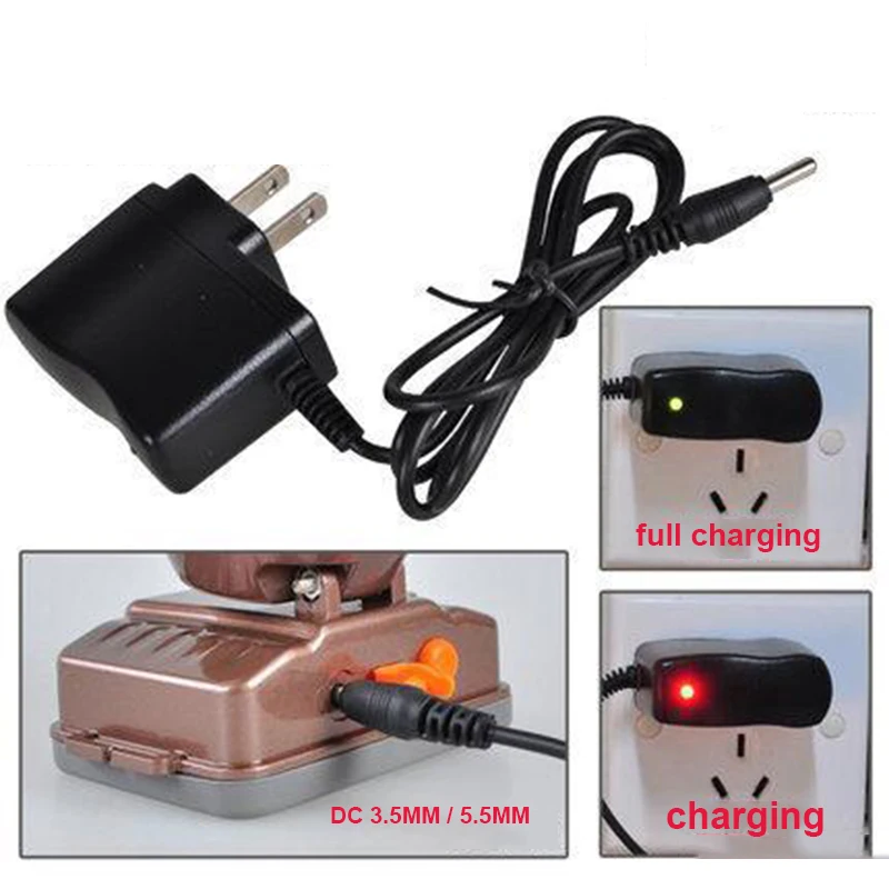 Charger Adapter Power Supply Adapter Battery Charger Adapter 4.2V 500mA DC 3.5mm 5.5mm AC For 3.7V flashlight 18650 16340 flashlight torch lamp