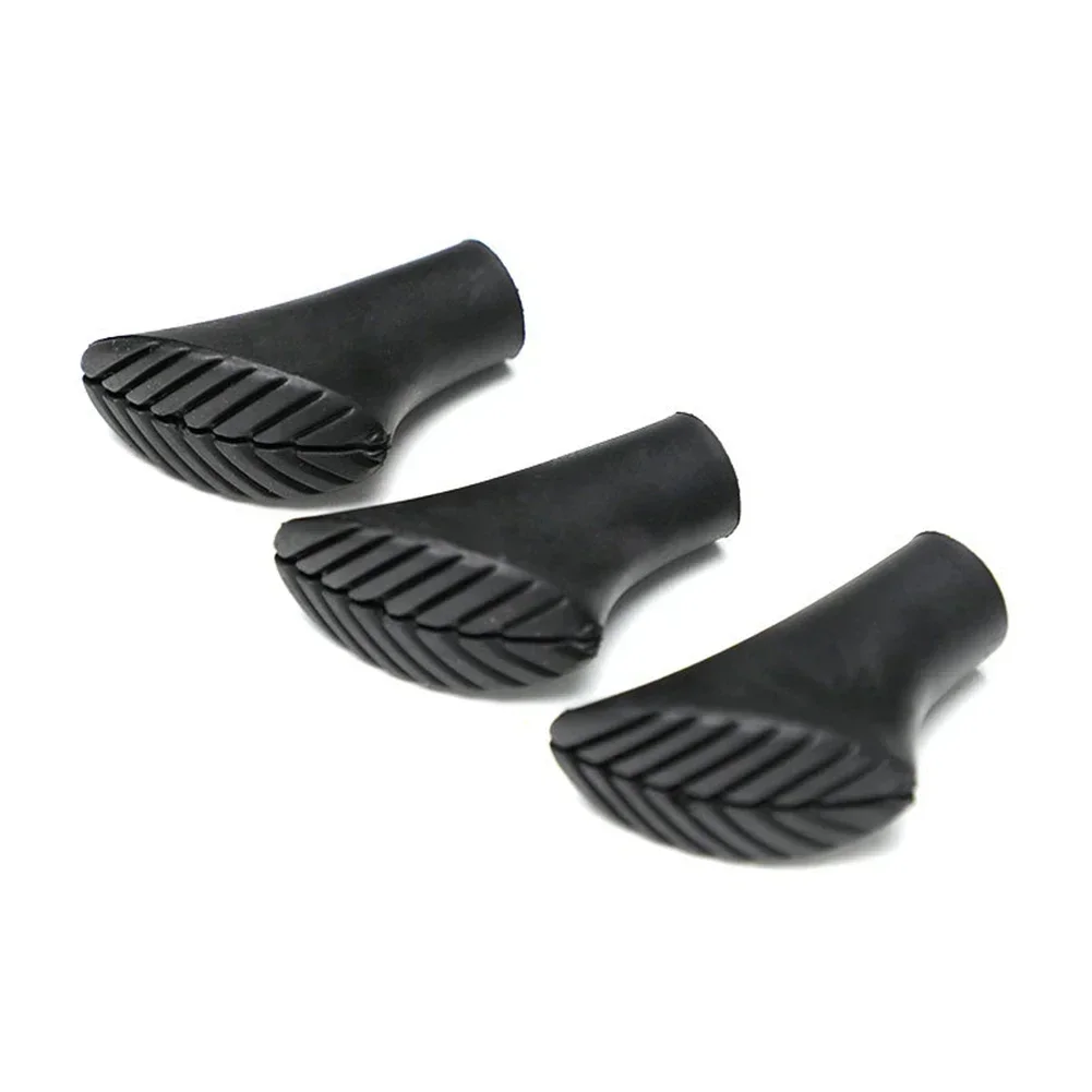 1pair Walking Stick Trekking Pole Tip Protector Rubber Pad Cushioning Replacement Tip For Trekking Hiking Accessories