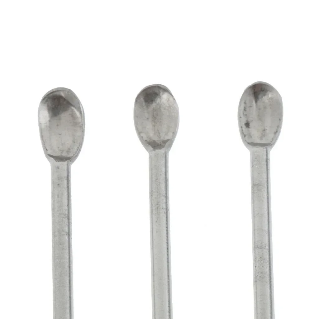 Lab Spoon Spatula 3 PCS Stainless Steel Micro Spoon Scoop Spatula For Lab Powder Measuring Kitchen Laboratory Micro Spatula