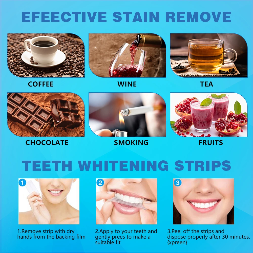 Teeth Whitening Gel Professional Oral Gel Teeth Whitening Dental Bleaching System Oral Hygiene Care 8 Pcs
