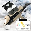Snowball Gun Cannon Launcher Winter Snow Toy Clip Maker Tool Playing Fighting Toy Manual Loading for Children Kids Outdoor Games 6