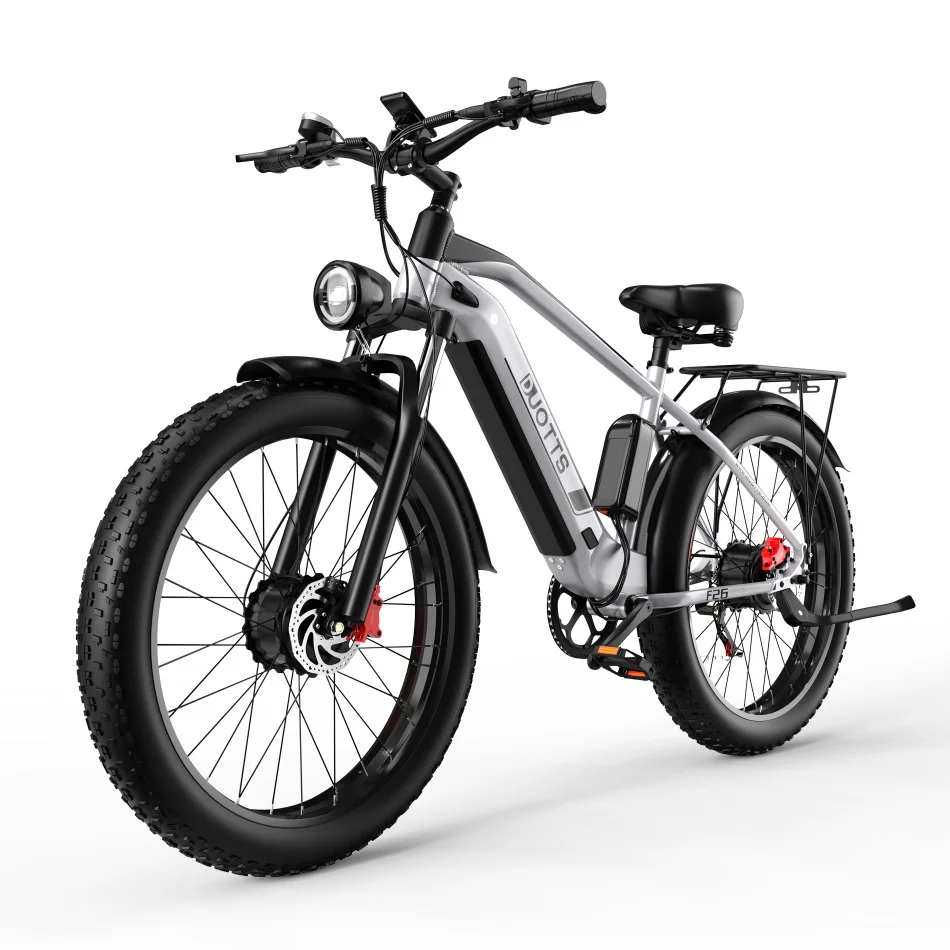 

1500W Dual Motor Electric Bicycle 48V 20AH LG Battery 26*4.0inch Fat Tire Ebike 100km Range Off-road Mountain Snow Electric Bike