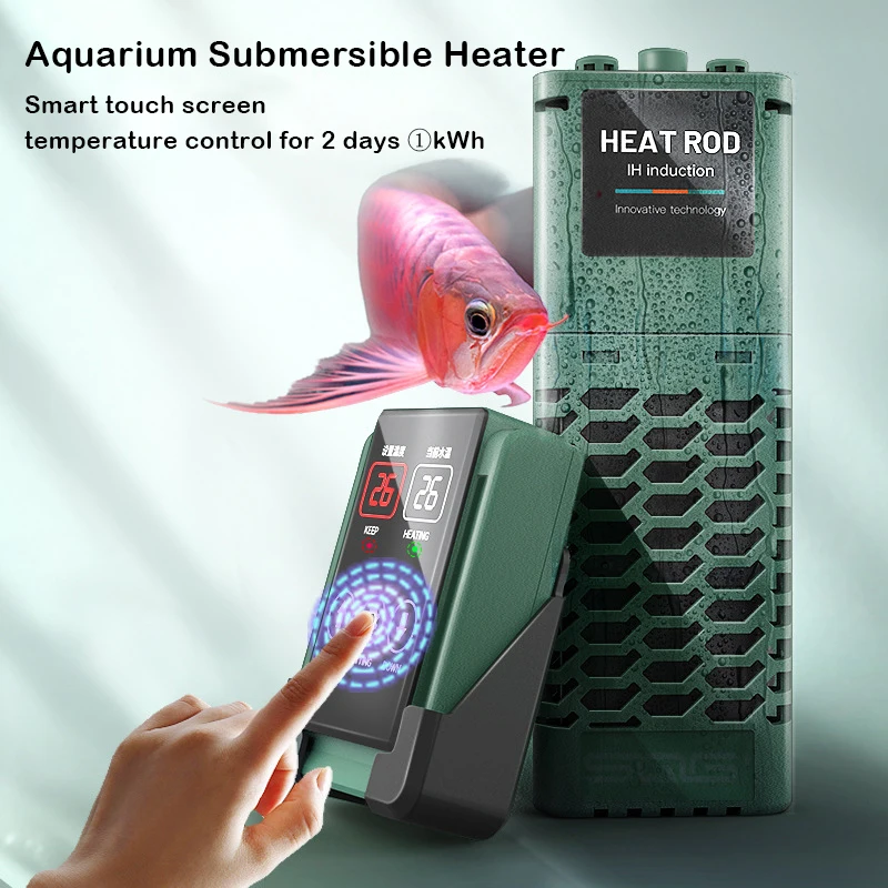 Aquarium Heizung 1200 W Aquarium Tauchen Smart LED Temperatur Display Einstellbare Wasser Heizstab Temperatur Control – Detail 7