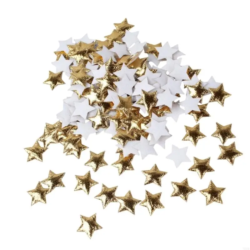 5 Packs Sternflecken Eisen auf Patches glitzernde Sternapplikationen für Party Holiday Y08E – Detail 8