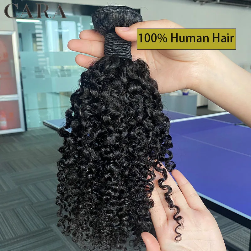 Burmese Curly Raw Human Hair Bundles 3C 4A Hair Bundles Sassy Curl Human Virgin Hair Weaving For Women Natural Black Color