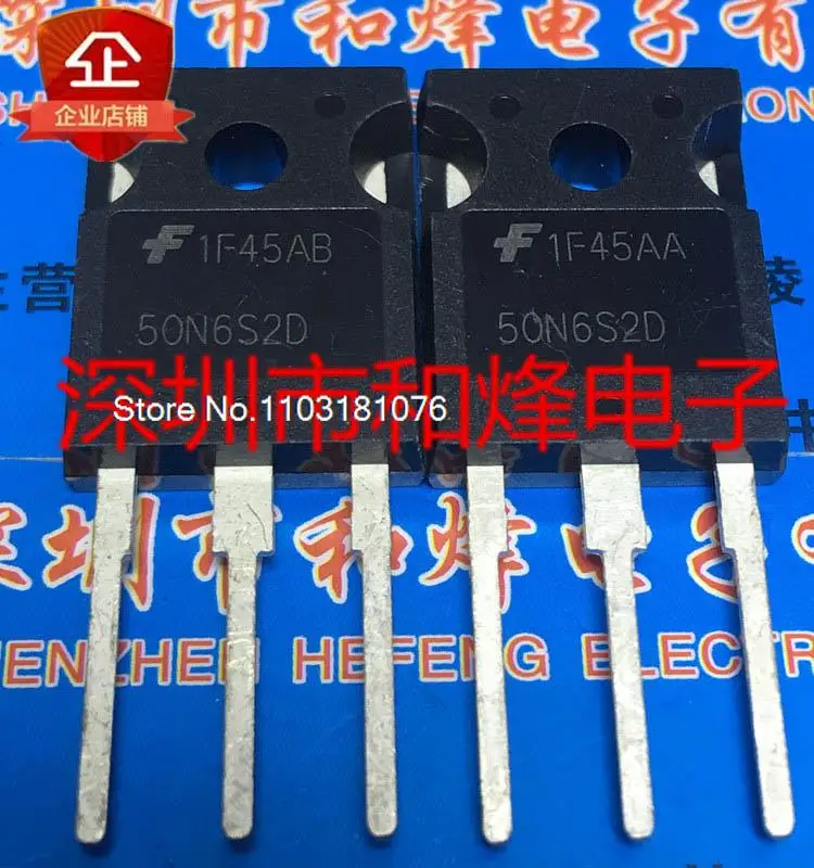 

FGH50N6S2D 50N6S2D TO-247 600V 75A New Original Stock Power chip