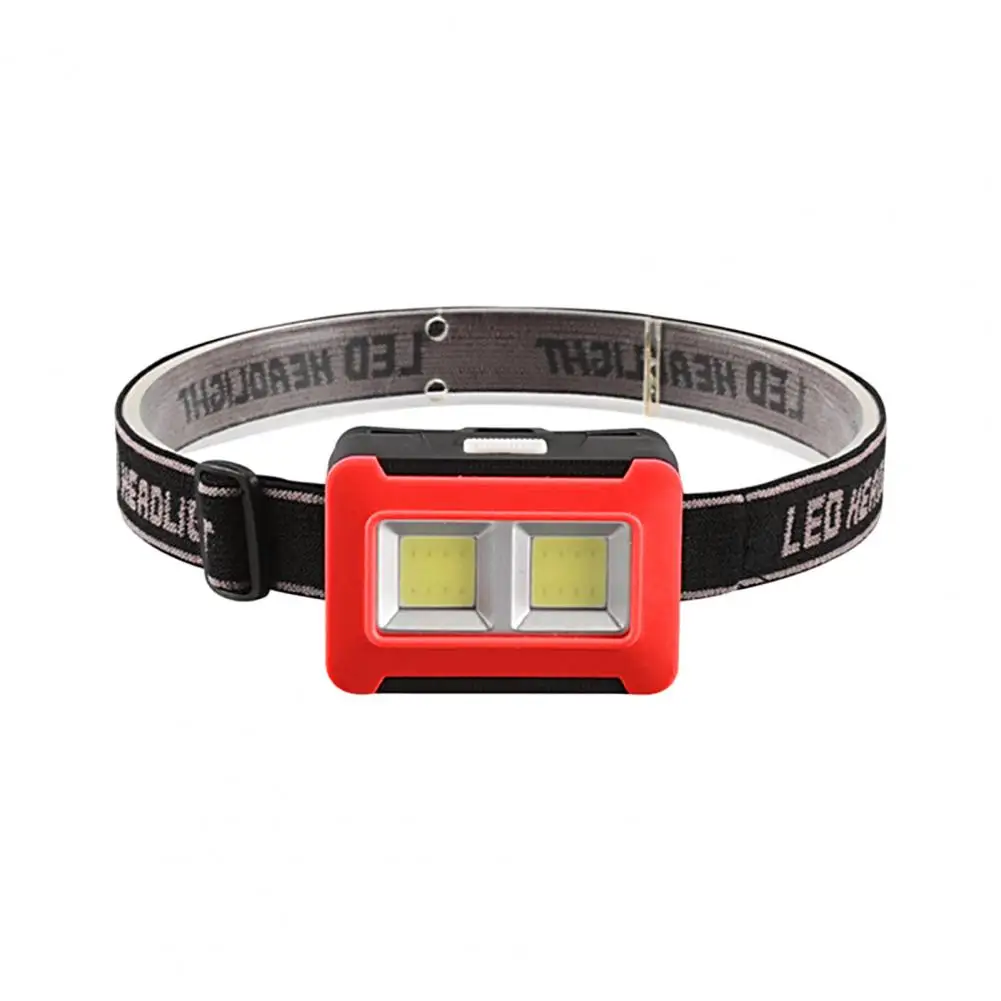 

Outdoor Headlight Battery Operated Angle Adjustable Band Waterproof Illumination Plastic High Brightness COB Night Fishing Lamp