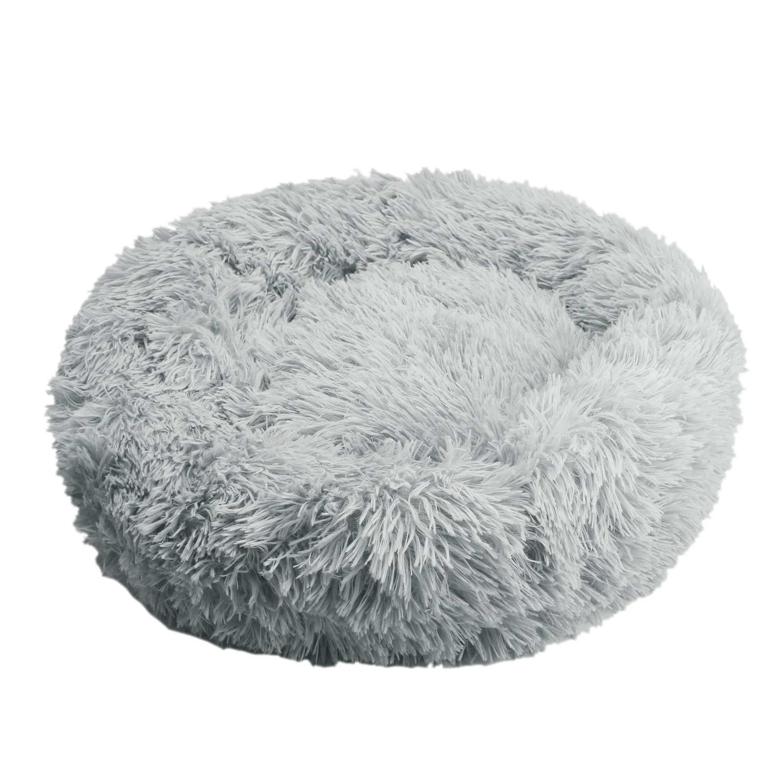 Beruhigendes Donut-Hundebett – Flauschiges Rundbett Für Kleine Hunde & Katzen, 50,8 Cm, Rosa