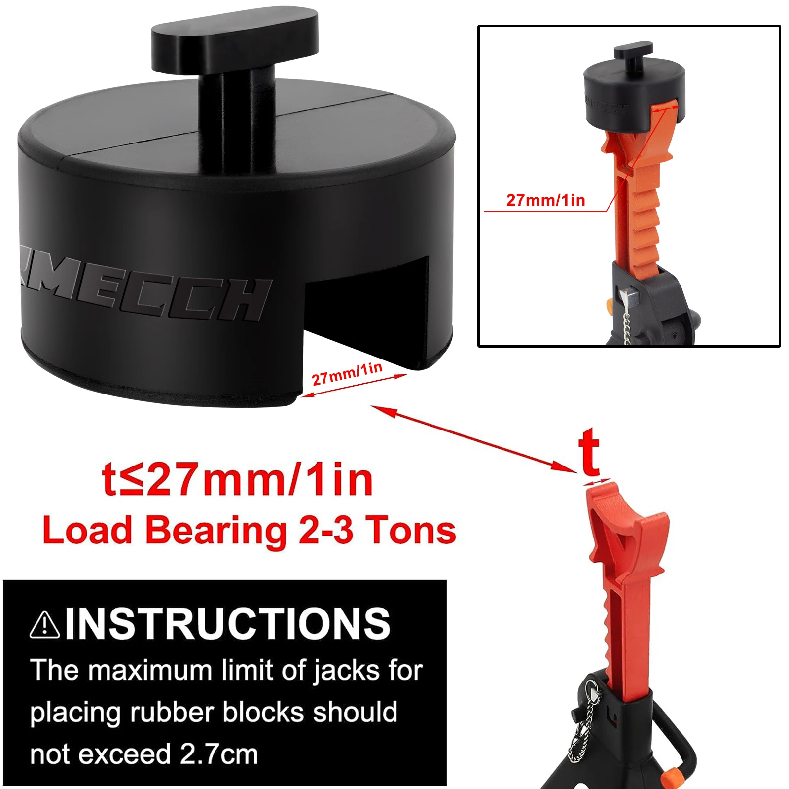 Car Axle Jack Stand Adapters Pad For Chevrolet Corvette Cruiser C5 C6 C7 C8 GS Z Z51 Z06 Rubber Jacking Lift Puck Fit 2-3 Tons