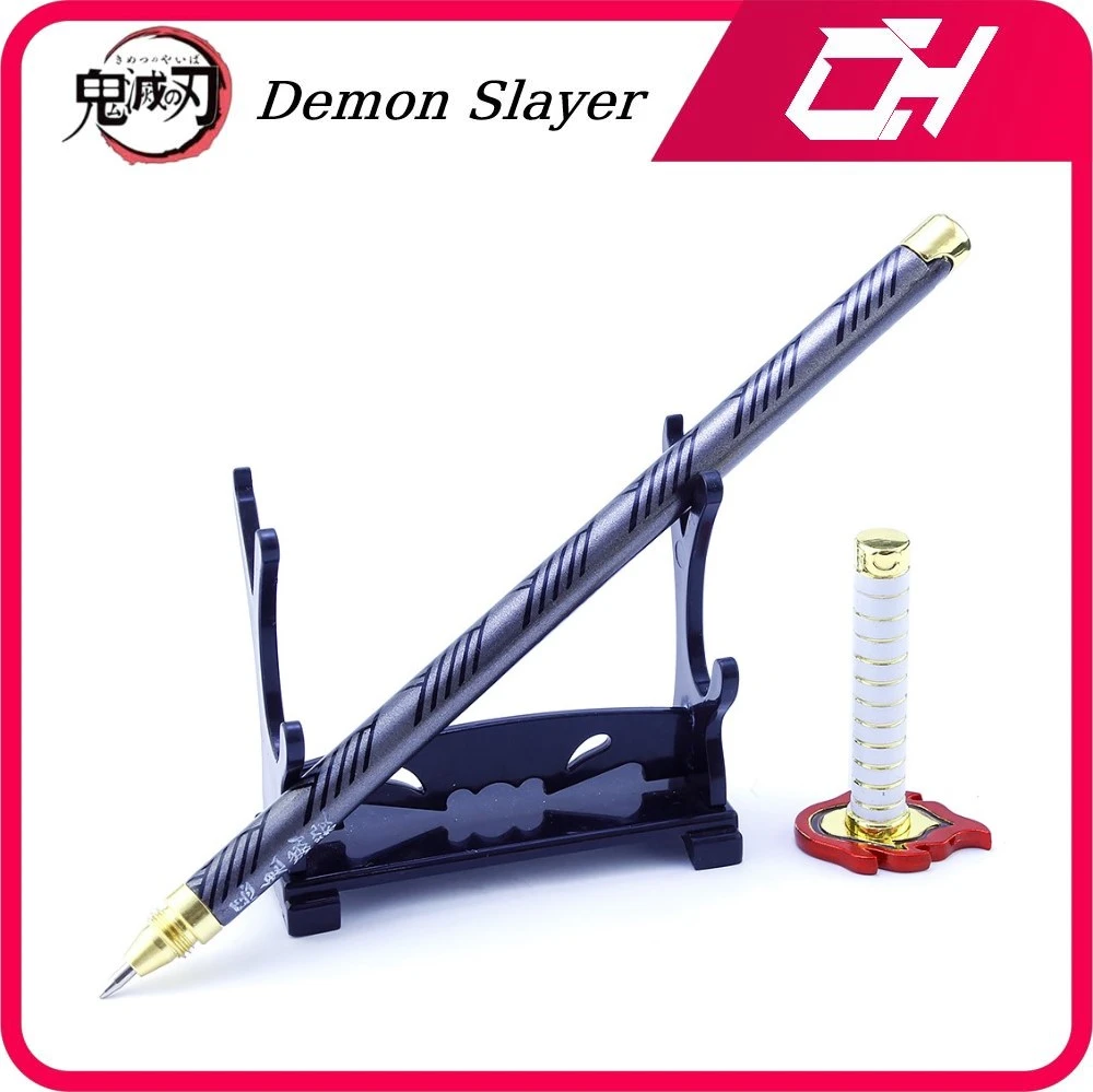 Demon Slayer Sword Rengoku Kyoujurou Pen Sword Nichirin Blade Anime The Flame Hashira Knife Katana Keychain Weapon Model Toys Toy Swords Aliexpress