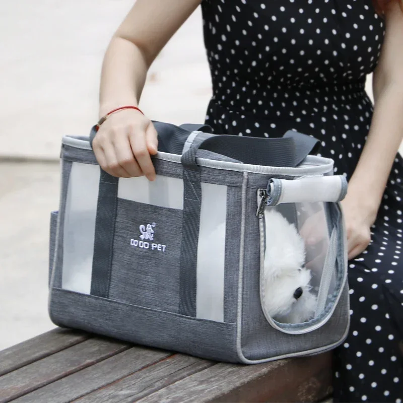 Breathable Cat Carrier Bag Cat Transporter Bag Portable Handbag Backpack Pet Carrier for Dog Puppy Single Shoulder Bags