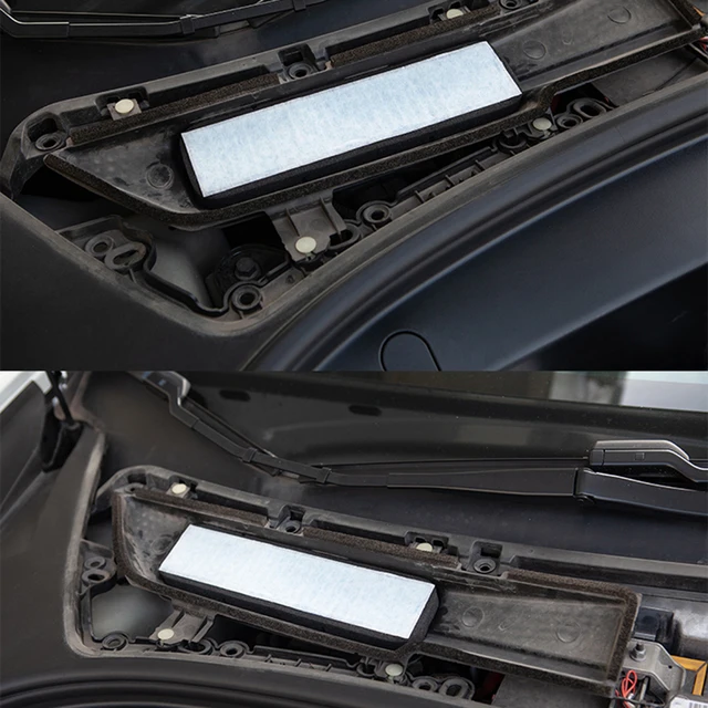 Für Tesla Modell 3 2007-2012 Auto Klimaanlage Ansaugluft filter Stoff  Luftstrom Entlüftung abdeckung Verkleidung Anti-Blocking-Schutz abdeckung -  AliExpress