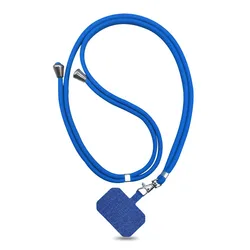 Universal Phone Lanyard with Adjustable Nylon Neck Strap (Royal Blue)
