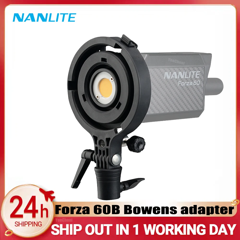 

Bowens adapter for Nanguang Nanlite 60 60w 60B LED Light Bowens bracket accessories