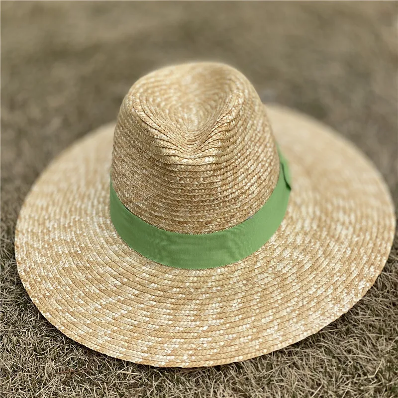 2023 New Handmade Summer Hats for Women Wide Brim Panama Sun  display picture 3