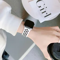 Pour Apple Watch 11 bandes S11 46mm/42/45mm 44mm 49mm 40/41mm Bracelet en Silicone Bracelet de Sport iWatch série 10 8 7 6 5 9 SE/Ultra3/2 4